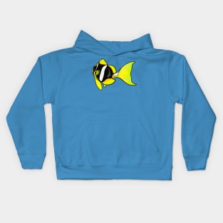 Yellowtail Clownfish Kids Hoodie